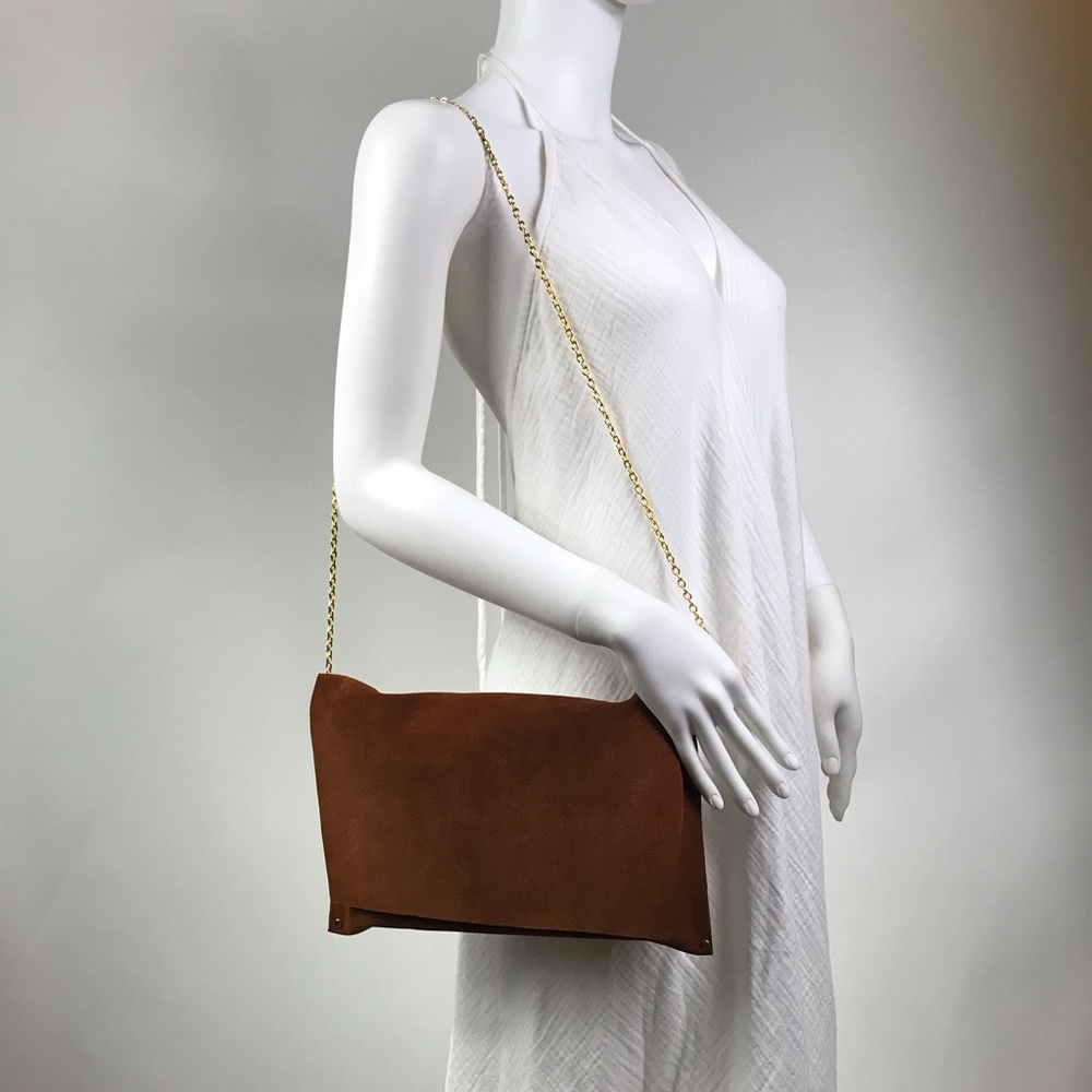 Elegant Brown Crossbody Bag